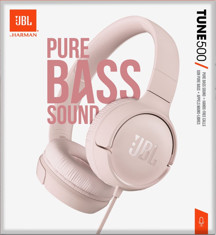 Casque JBL Tune 500 - Rose - JBL