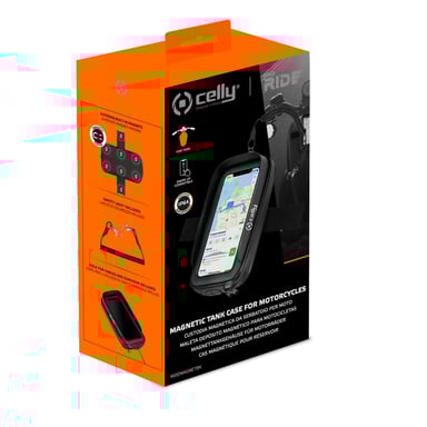 Celly RideMagnet Support passif Mobile/smartphone Noir, Transparent