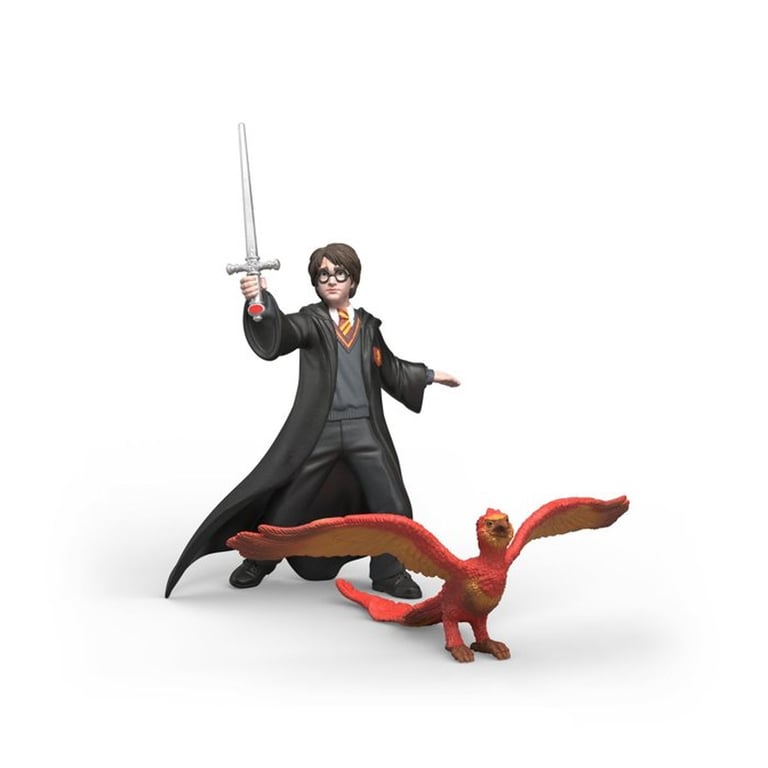 Figurine Harry & Fumseck avec lépée SCHLEICH 14994 Gamme Harry Potter� - vue 2