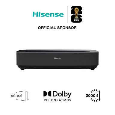 Hisense Laser TV PL2 projecteur TV Projecteur à focale ultra courte 2700 ANSI lumens DLP UHD 4K (3840x2160) Noir Compatibilité 3D
