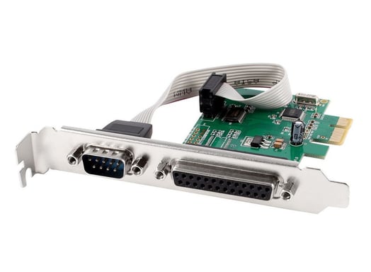 Gembird PEX-COMLPT-01 tarjeta y adaptador de interfaz Interno Paralelo, RS-232
