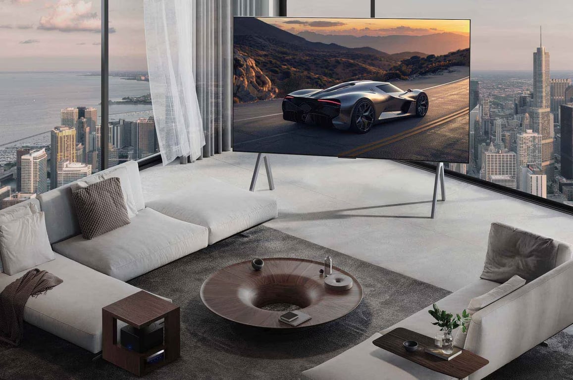 TV OLED Evo LG 4K UHD OLED97M5 245 cm 2025 - vue 4