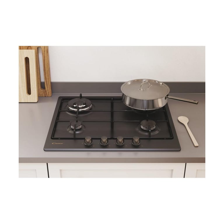 Plaque De Cuisson Gaz Candy Classic CHW6BR4WGTGH – 5 Foyers, Brûleur Haute Vitesse 4000 W - vue 5