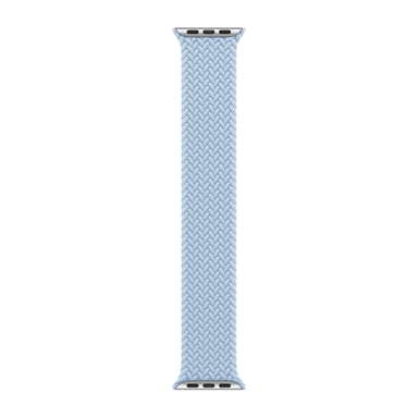 Bracelet Solo tressé pour Apple Watch Series 1 - 11 / SE / Ultra (44/45/46/49 mm) - Taille 9 - Light Blue