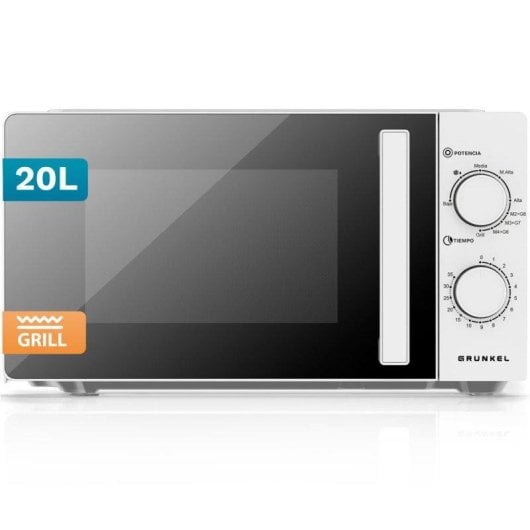 Micro-Ondes Grunkel MWG-20GRILL – 20L, 700W, Gril, Temporisateur 30min - vue 1