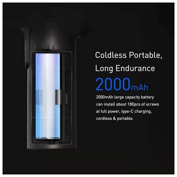 Tournevis Électrique Xiaomi Mi Cordless Screwdriver DZN4019TW – 3,6 V, 5 Nm, 200 tr/min - vue 8