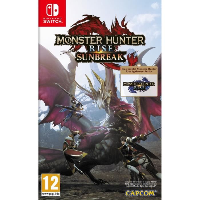 Monster Hunter Rise : Sunbreak - Jeu Nintendo Switch - Nintendo