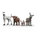 Set de figurines pour enfants Schleich Farm World 42740 animaux de la ferme bébé (4 pièces) veau Highland poulain Knabstrupper porcelet ânon Multicolore