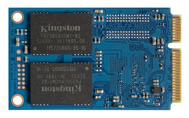 Tecnología Kingston KC600 mSATA 256GB Serie ATA III 3D TLC