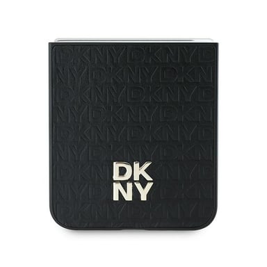 Custodia DKNY Repeat Pattern per Samsung Galaxy Z Flip6, nera