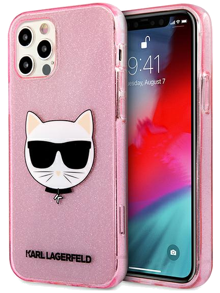 Étui Karl Lagerfeld pour iPhone 12 Pro Max 6.7 rose
