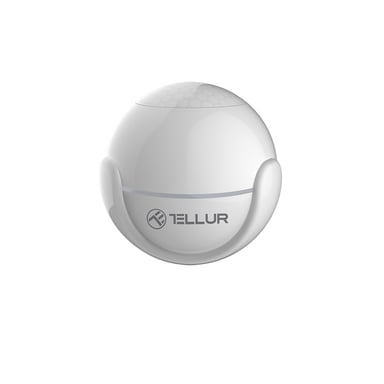 Sensor de movimiento WiFi Tellur, PIR, blanco