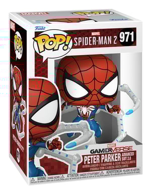 FUNKO POP! SPIDER-MAN 2 - POP Games N° 971 - Peter Parker (Costume avancé 2.0)