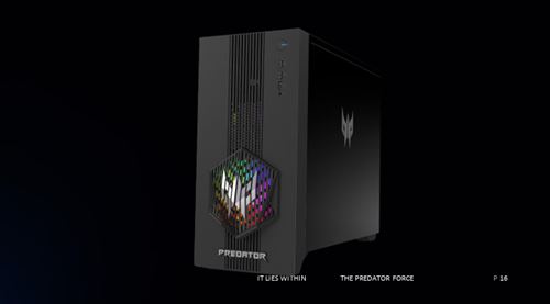 Acer Predator PO3-665_H610 Intel® Core™ i7 i7-14700F 32 GB DDR4-SDRAM 1 TB SSD NVIDIA GeForce RTX 5060 Windows 11 Home Escritorio PC Negro