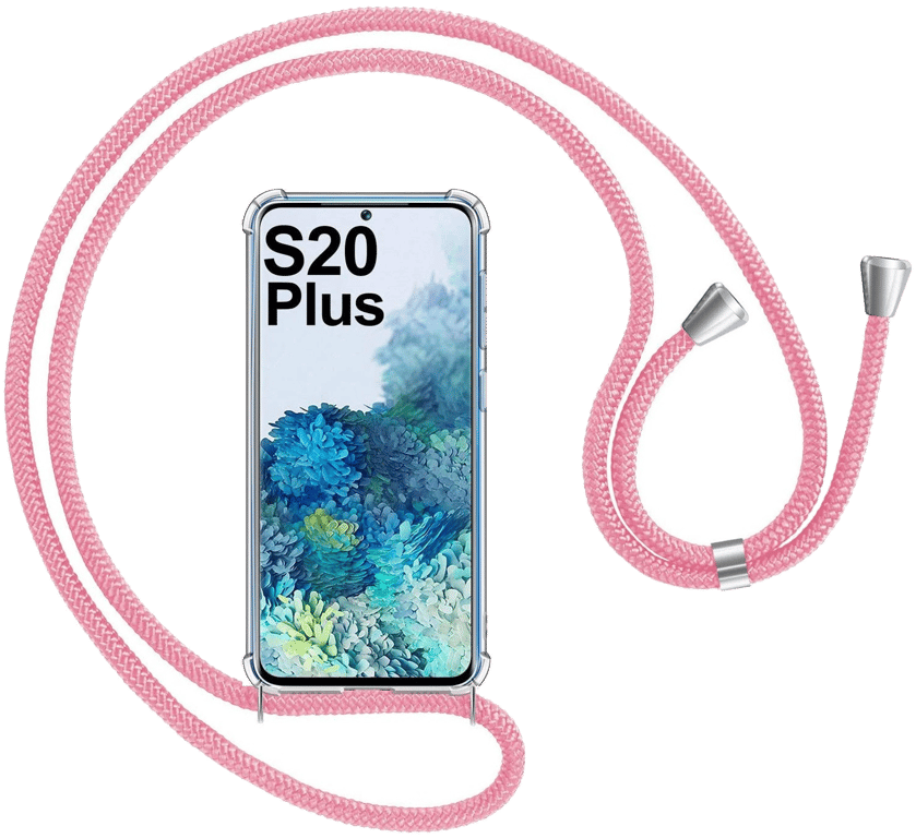 Coque avec Cordon pour SAMSUNG Galaxy S20+ PLUS Silicone Airbags Transparente