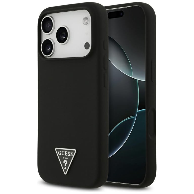 Guess Silicone Triangle Logo Case with MagSafe for iPhone 17 Pro Max 6.9