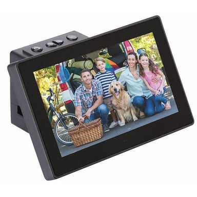 Escáner autónomo 2 en 1 de pantalla grande 25 MP diapositivas y negativos