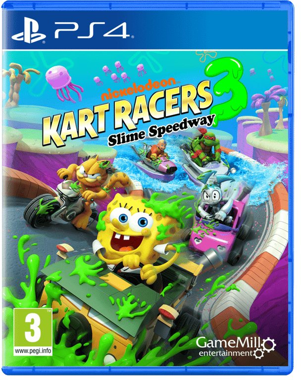 Nickelodeon Kart Racers 3 Slime Speedway 3 PS4 Neuf
