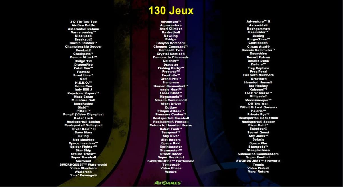 Rétrogaming Console Atari Flashback 12 Gold Edition Editions Limitées - vue 3