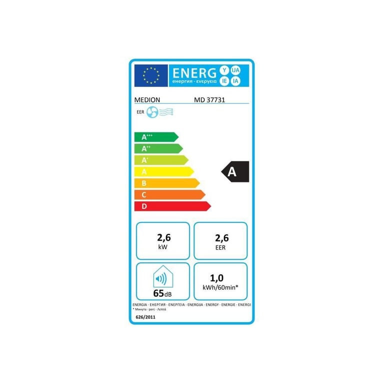 Climatisation mobile MEDION E901 9000 Btu Pour pièce jusquà 32 m2 - vue 3
