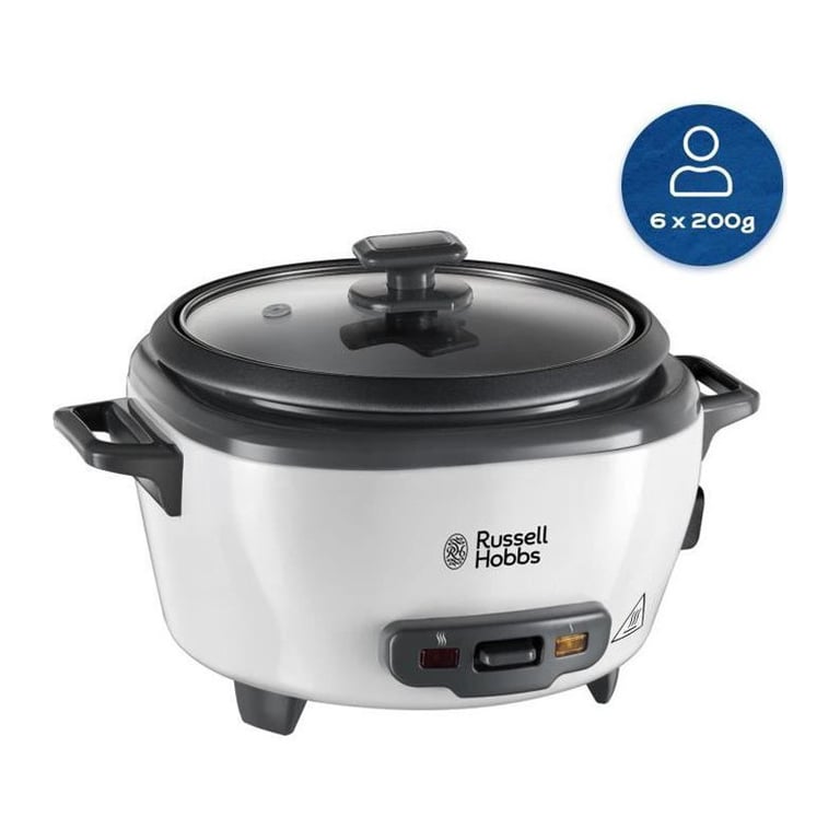 Cuiseur À Riz RUSSELL HOBBS 27030-56 – 1.4L, 300W, Jusqu'à 6 Portions, Bol Amovible Antiadhésif - vue 2