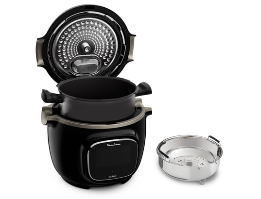 Multicuiseur intelligent Moulinex Haute pression Cookeo Touch Wifi CE902800 1600 W, Noir - Neuf