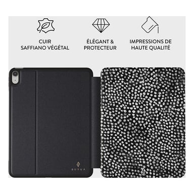 Étui Folio pour Apple iPad Air 10.9'' Motifs Night Sky Blanc / Noir