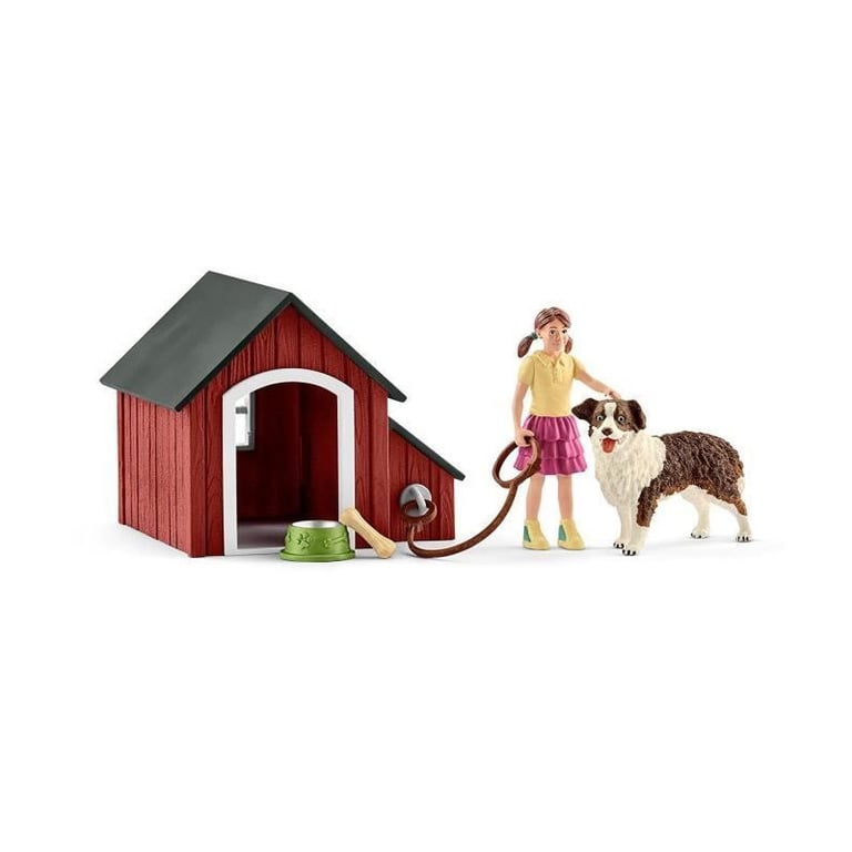 Schleich Figurine 42376 Animal de la ferme Niche Neuf