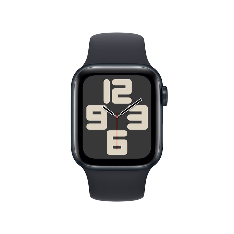 Apple Watch SE OLED 40 mm Numérique 324 x 394 pixels Écran tactile 4G Noir Wifi GPS (satellite), S/M