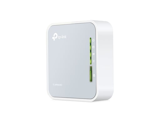 TP-Link TL-WR902AC router inalámbrico Ethernet rápido Doble banda (2,4 GHz / 5 GHz) 4G Blanco