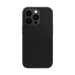 Funda antigolpes de gel de silicona suave para Apple iPhone 14 Pro, negro satinado