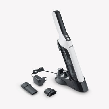 Severin HV 7140 aspiradora de mano Negro, Blanco Sin bolsa