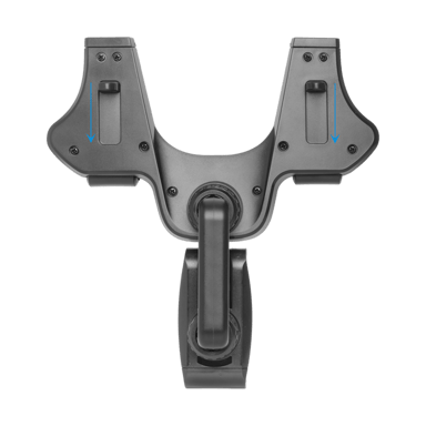 Supporto per smartphone per specchietto retrovisore, nero