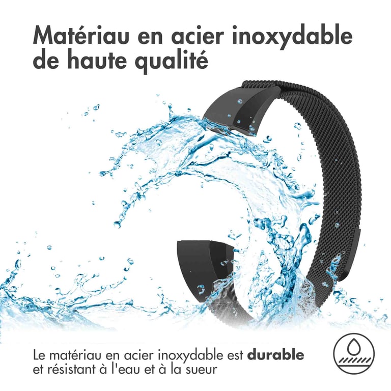 Bracelet Fitbit Alta HR 20mm Magnétique Milanais - vue 6