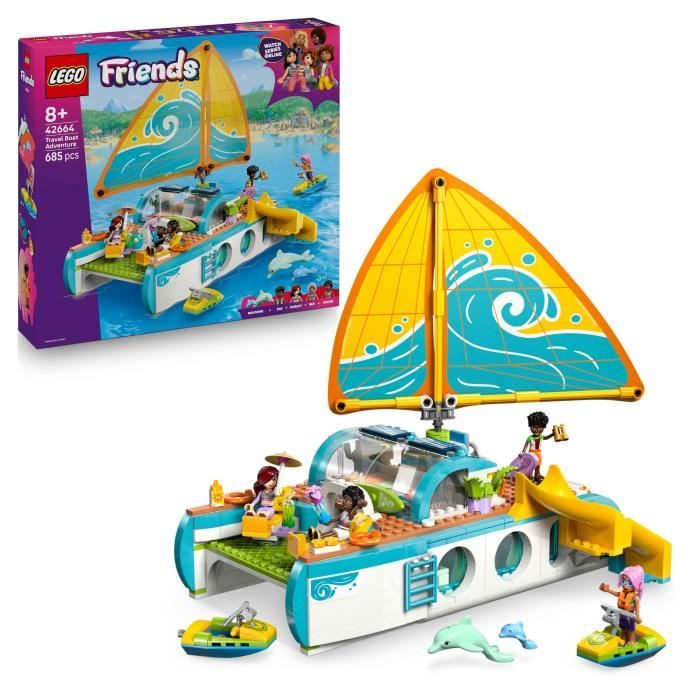 Friends 42664 L'Aventure en Bateau - Jeu Créatif  des 8 ans avec Dauphins - Neuf