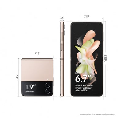 Galaxy Z Flip4 256 GB, oro rosa, desbloqueado