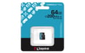 Kingston Technology 64 GB microSDXC Canvas Go Plus Gen4 200R A2 U3 Confezione singola senza ADP