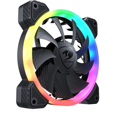 Cougar Ventilateur de boitier Vortex VK RGB 12cm (Noir)
