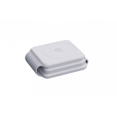 Jaym - Stazione di ricarica pieghevole per telefono + orologio + cuffie - Ricarica a induzione e compatibile con Magsafe