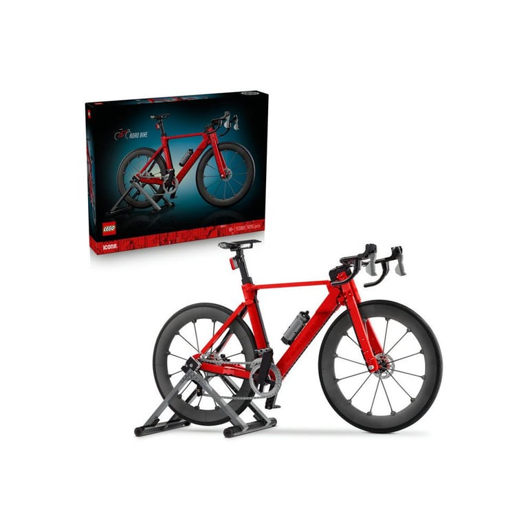 LEGO Icons 11380 Vélo de Route Adulte 1015 Pièces avec application LEGO Builder Gris - Neuf