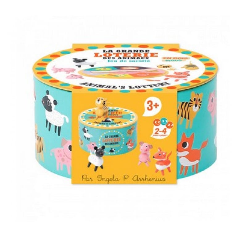 Vilac Jeu De Société Grande Loterie Des Animaux Ingela P. Arrhenius Multicolor Bois