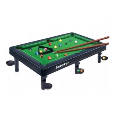 Jeu de Billard Compact avec Floques et Pieds Réglables