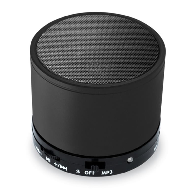 Mini Enceinte Bluetooth Portable Junior 3W avec Lecteur MP3 Micro Noir - Neuf