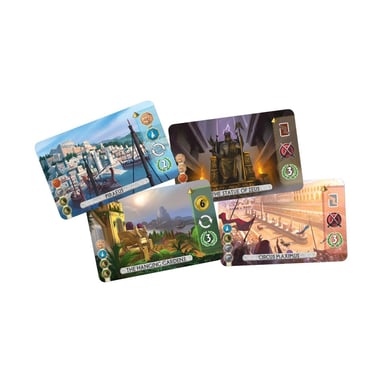 7 Wonders Duel - Juego de estrategia de civilización para 2 jugadores