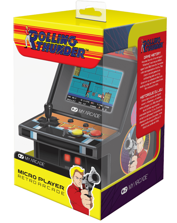 My Arcade Micro Player Rolling Thunder Neuf