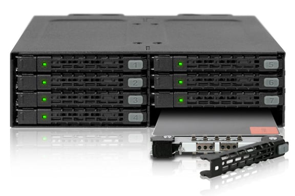 Icy Dock MB998SP-B boîtier de disques 0 To Noir