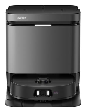 EUREKA J15 Pro Ultra Aspirateur Robot, 16200 Pa, Nettoyage des Bords, Brosse Anti Enchevêtrement et Lavage, Noir