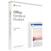 Office Famille et Etudiant 2019 1 PC ou Mac