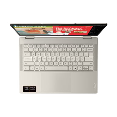 Lenovo Yoga 7 2-in-1 14AKP10 35,6 cm (14'') Touch screen 2.8K 16 GB LPDDR5x-SDRAM 1 TB SSD Wi-Fi 7 (802.11be) Windows 11 Home Tedesco Grigio