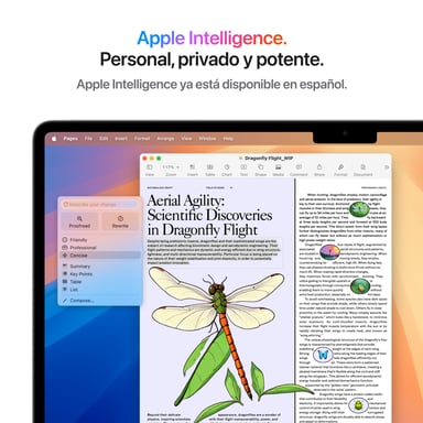 Macbook Air M4 (2025) 15', 512 Go 16 Go Apple GPU 10, Plata - QWERTY ES